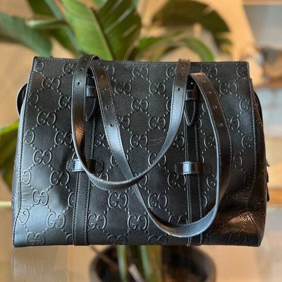 GUCCI GG Embossed Tote - Picture 8 of 16